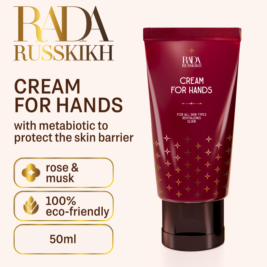 Hand cream, 50ml (rose & musk)