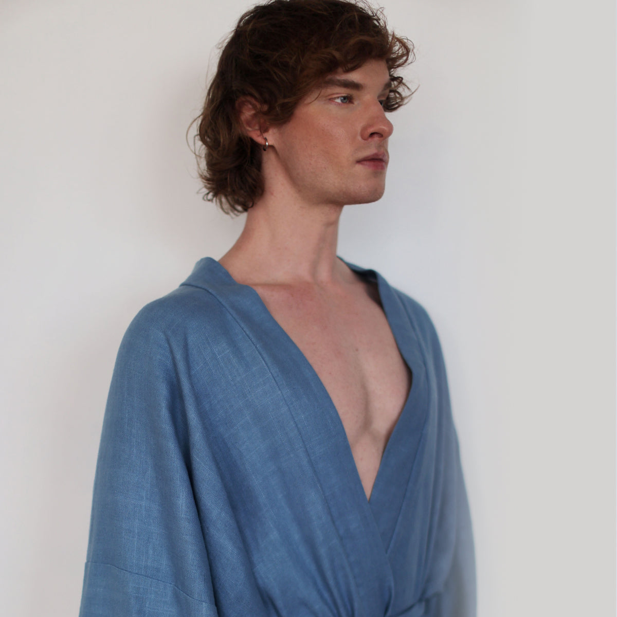 Linen kimono "Blue"