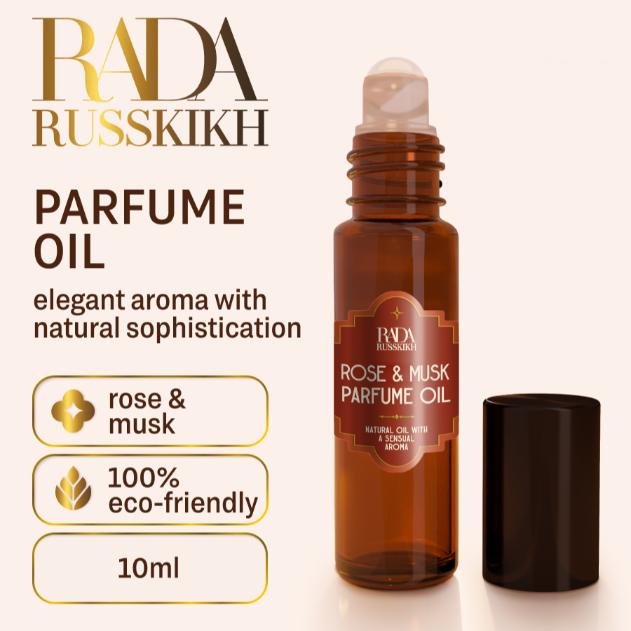 Rose & musk oil perfume